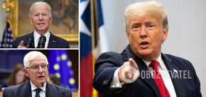 Groźby Trumpa pod adresem NATO: Biden nazywa rywala Putina 'lokajem', a Borrell krytykuje go za kapryśność