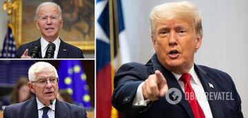 Groźby Trumpa pod adresem NATO: Biden nazywa rywala Putina 'lokajem', a Borrell krytykuje go za kapryśność