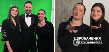 "The songs are very fast": sign language interpreter Olha Bunaziv stood up for Kateryna Subotkina and spoke about the backstage of the National Selection 2024