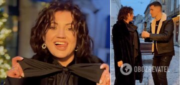 In Lviv, Olia Tsybulska was caught looking for liqueur all in black. Video.