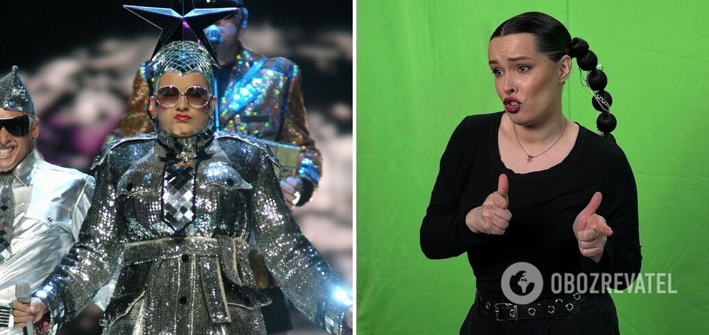 "Lasha Tumbai": National selection 2024 interpreter shows how to say "Russia, goodbye!" in sign language