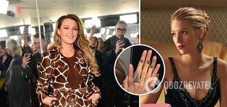 Gwiazda "Plotkary", Blake Lively, pokazała super modny manicure w zwierzęcy print.