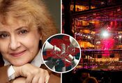 Syrena alarmowa w telefonie Oksany Zabużko podczas konferencji prasowej na Berlinale