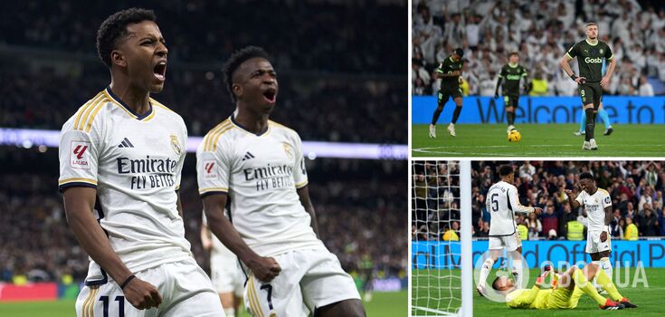 "Real Madrid defeated Ukrainian Girona in the central match of the Spanish championship. Video.