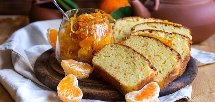 Delicious sweet casserole with tangerines: you only need 4 ingredients