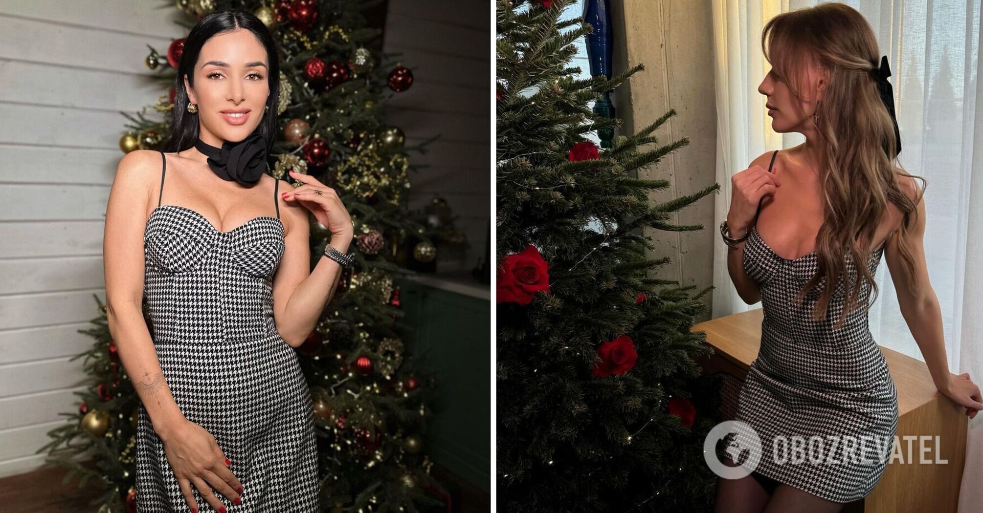 Fashion battle. Zlata Ognevich and Lesya Nikitiuk wore identical dresses
