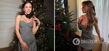 Fashion battle. Zlata Ognevich and Lesya Nikitiuk wore identical dresses