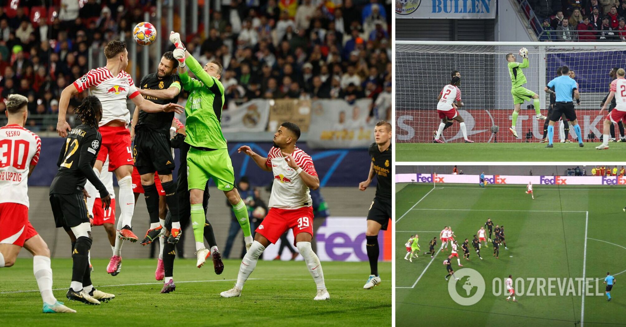 Lunin played fantastically for Real Madrid, becoming the main star of the scandalous Champions League match. Video.