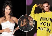 Supermodel Alina Baikova calls Megan Fox a "Putin's whore" after the actress's bad joke about Ukrainian women