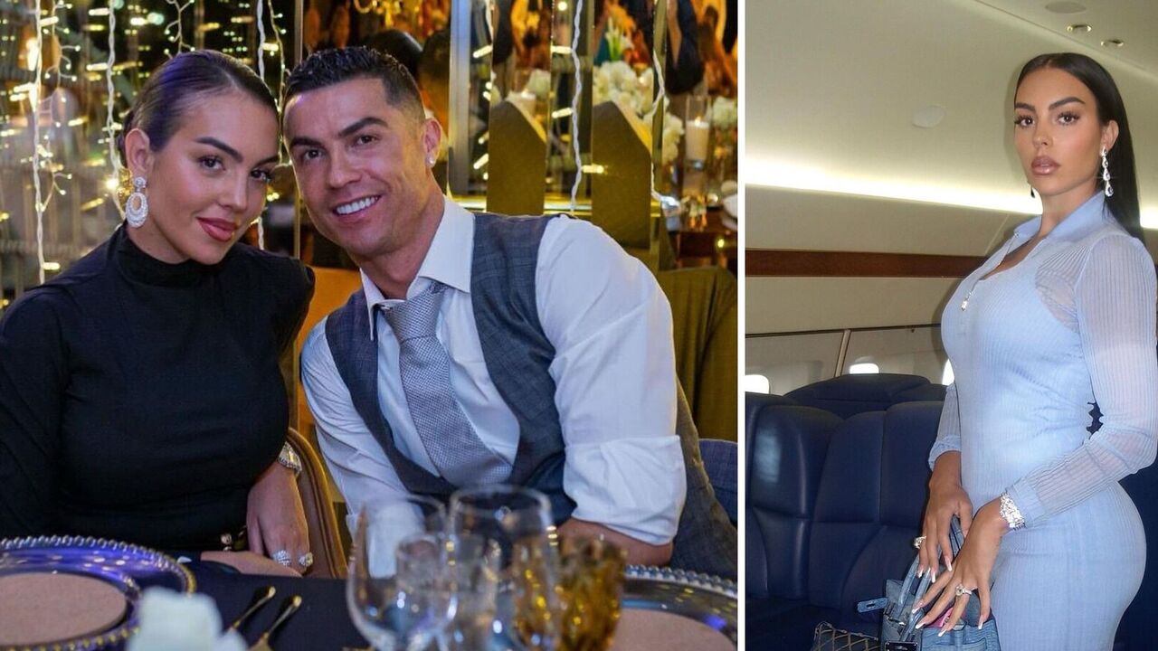 An Iranian newspaper "cut off" the lush buttocks of Cristiano Ronaldo's fiancée in a family photo. Photos before and after