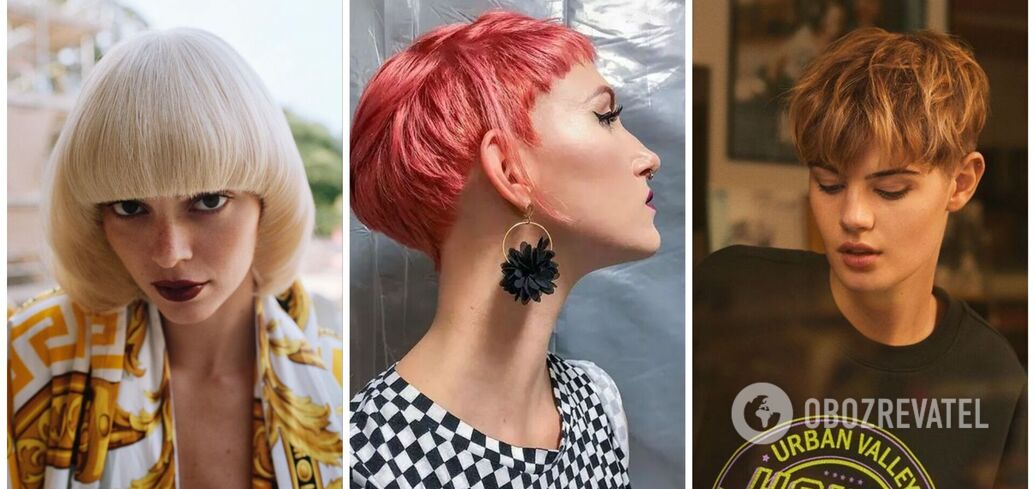 The "mushroom" haircut is back in the trends of 2024 in a new form. Photo