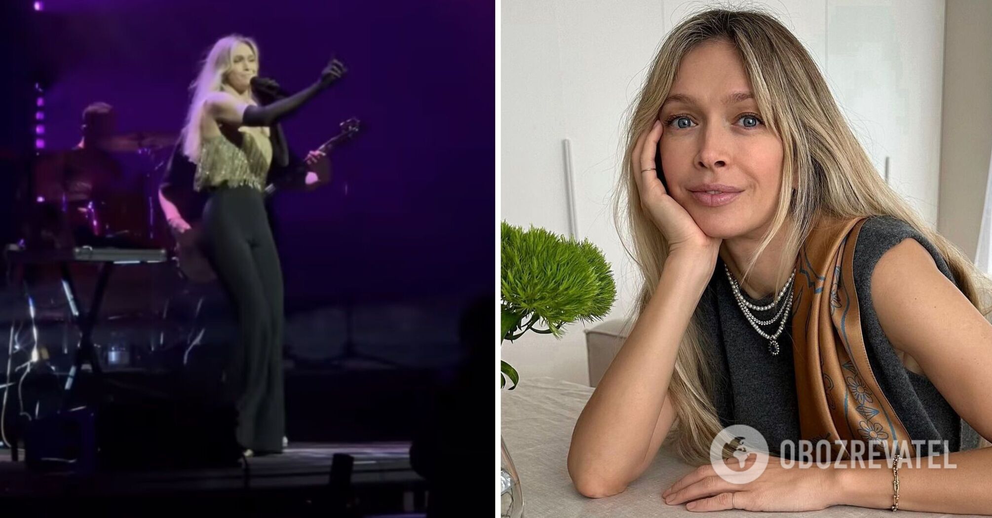 Brezhnieva, who is "heart and soul" with Ukraine, gave a big concert in Kazakhstan with Russian repertoire of "VIA GRA"