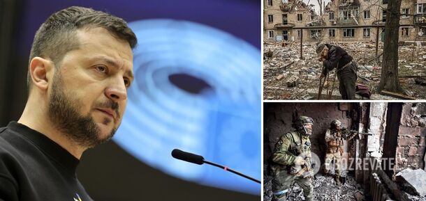 "Ukraine can win": Zelenskyy commented on the situation in Avdiivka and pointed out the risks for Europe