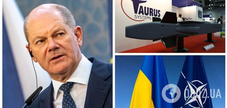 Scholz avoided giving clear answers on Taurus missiles and Ukraine's prospects in NATO, calling for increased support for Kyiv instead