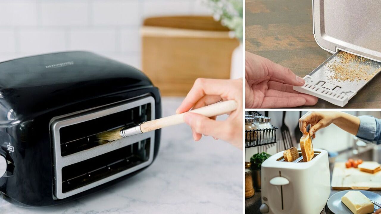 How to clean a toaster from crumbs and soot: an easy method