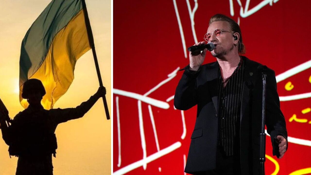 "Oni walczą o naszą wolność": Bono z U2 wzywa USA do pomocy Ukrainie podczas koncertu w Las Vegas. Wideo