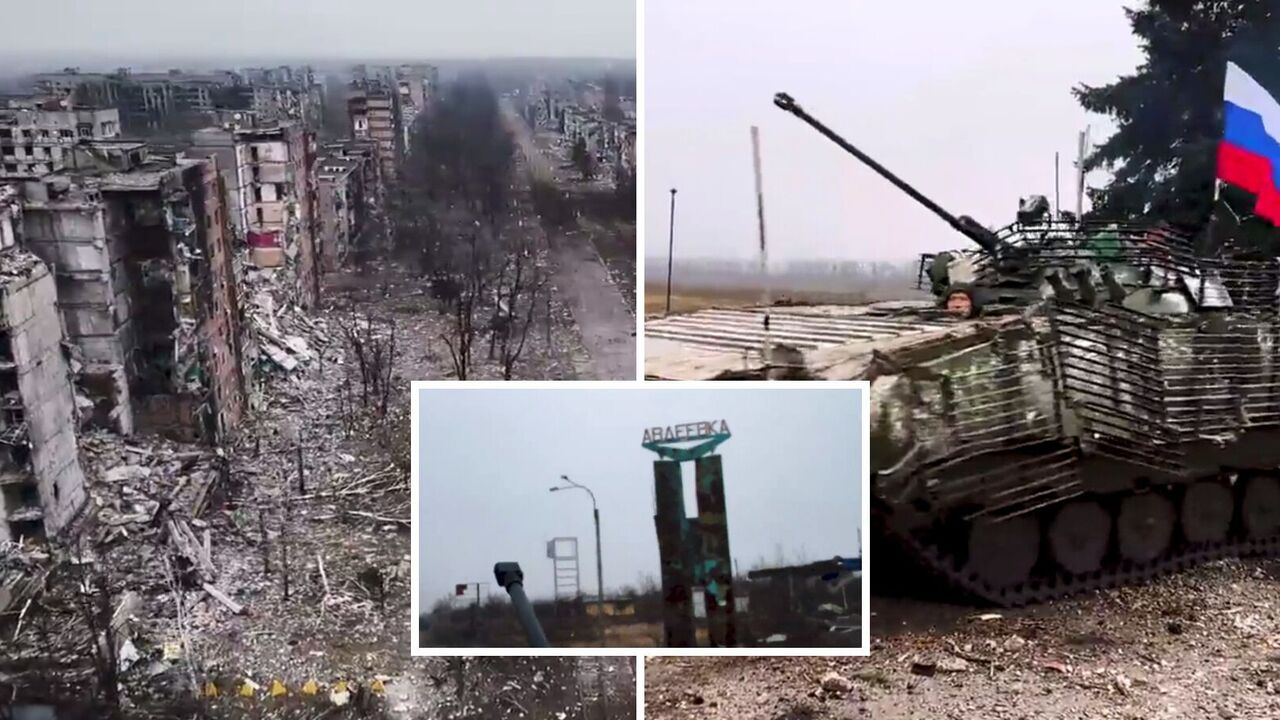 Russian occupiers boasted of capturing Avdiivka, showing the city destroyed by them