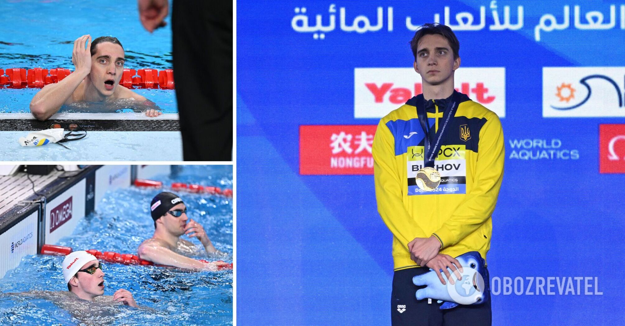 For the first time in history! Ukrainian swimmer sensationally wins the World Championships, beating his opponent by 0.01 seconds