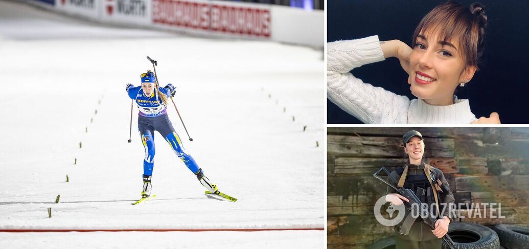The most beautiful biathlete of Ukraine, who served in the Armed Forces of Ukraine, competed in the mass start at the World Championships for the first time in her life