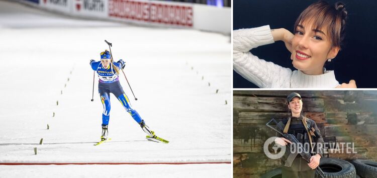 The most beautiful biathlete of Ukraine, who served in the Armed Forces of Ukraine, competed in the mass start at the World Championships for the first time in her life
