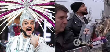 'What are you looking at?' Kirkorov frightened and brought to tears the daughter of the 'Wagner man' who lost his legs in the war against Ukraine