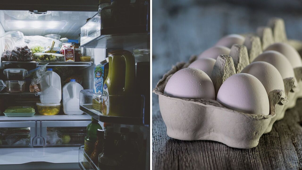 Food in the refrigerator