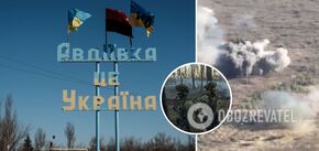 Enemy losses in the area of Avdiivka