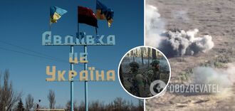 Enemy losses in the area of Avdiivka