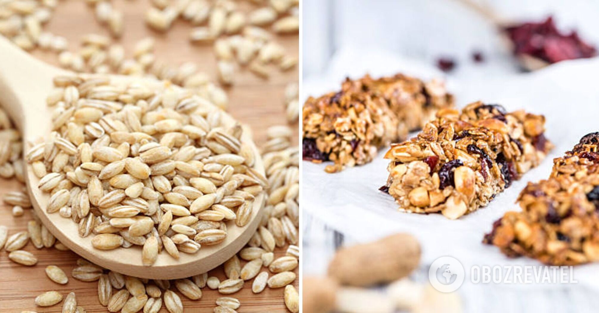 How to prepare no-bake pearl barley energy bars