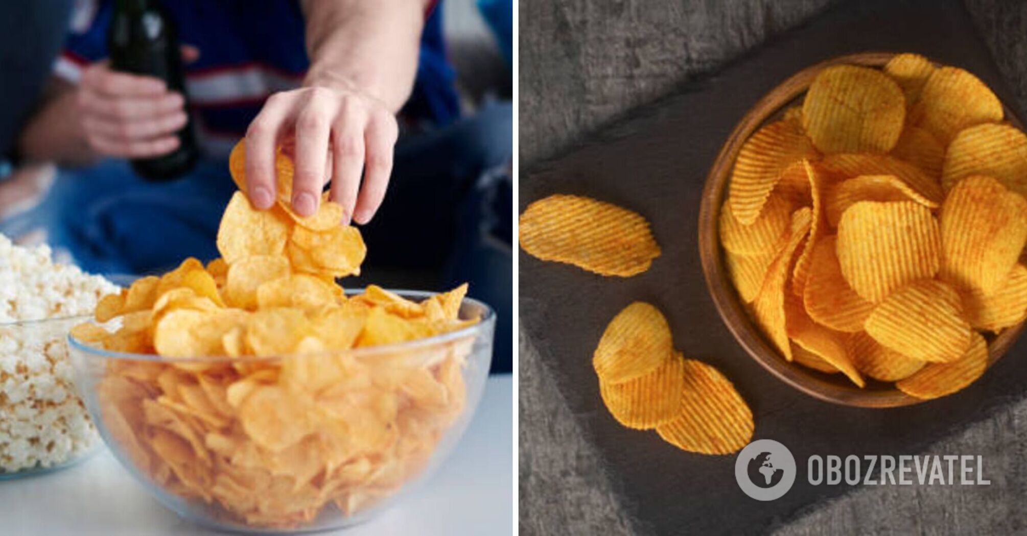 Crispy potato chips in 5 minutes