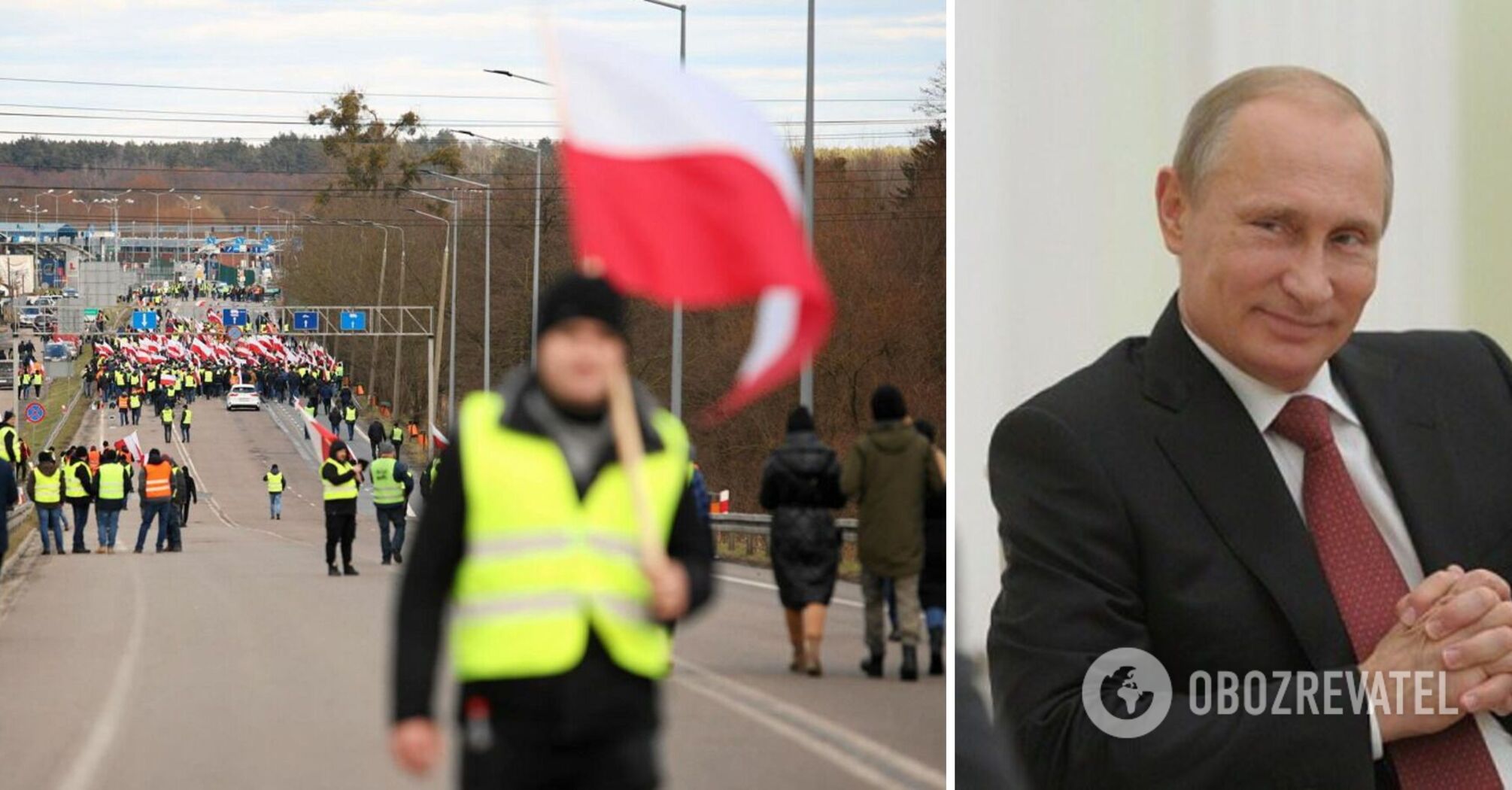 Russia may use the blocking of buses by Poles on the border with Ukraine to its advantage