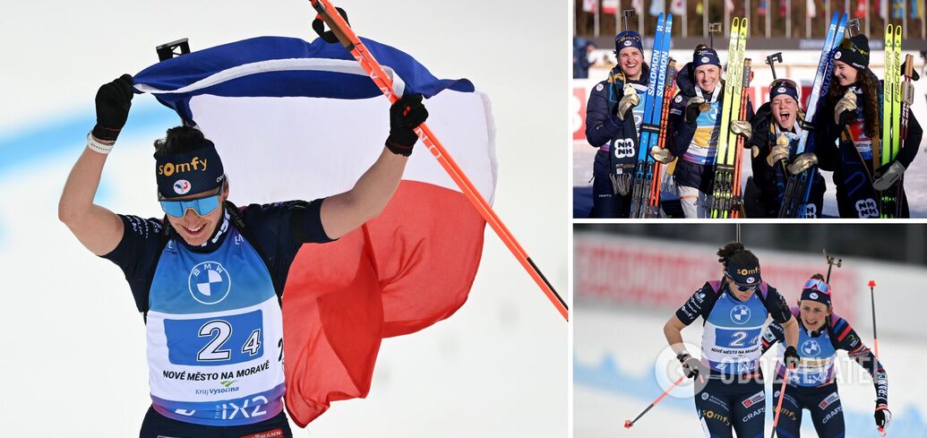 It's never been done before. The Biathlon World Championships race has gone down in history. Video