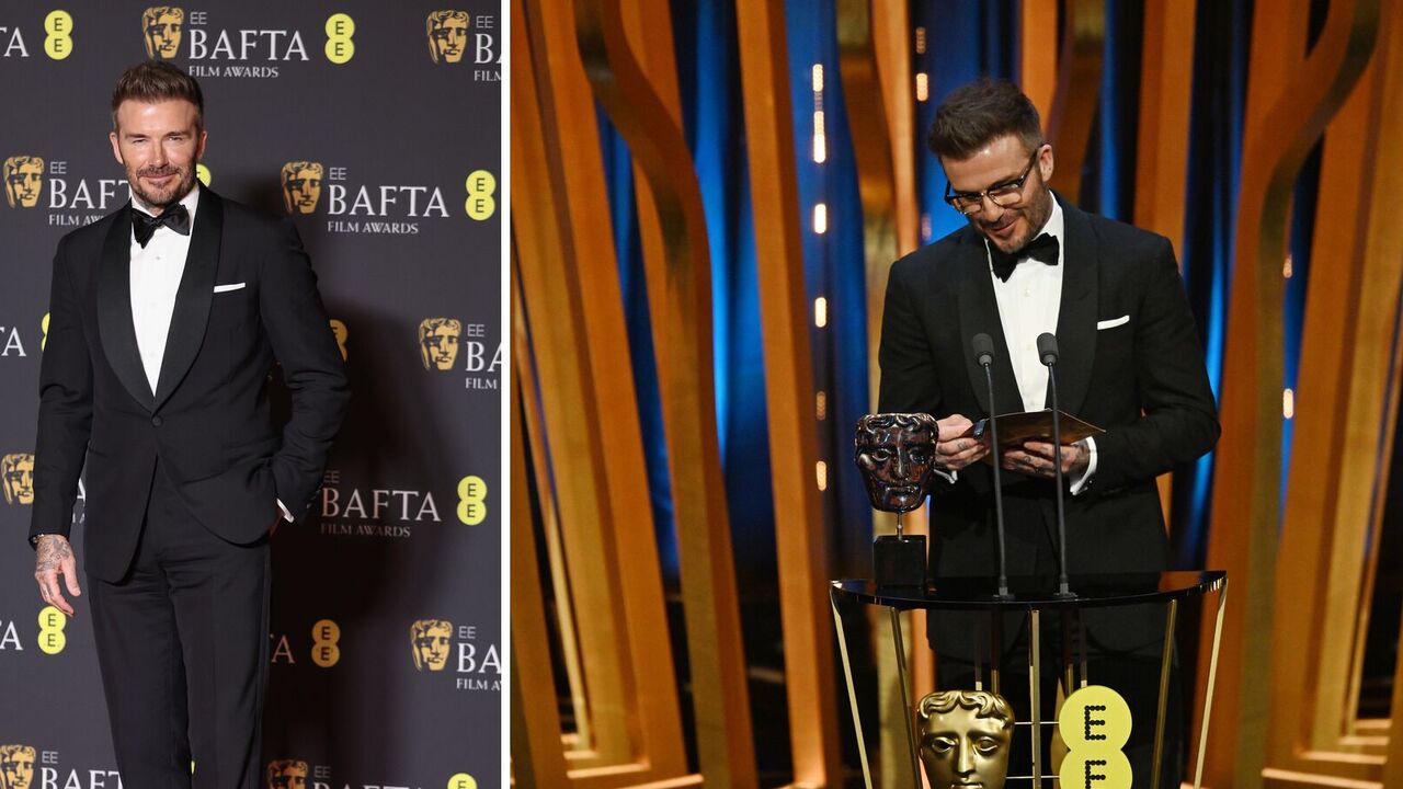 David Beckham enraged the British around the world by saying one word from the BAFTA stage