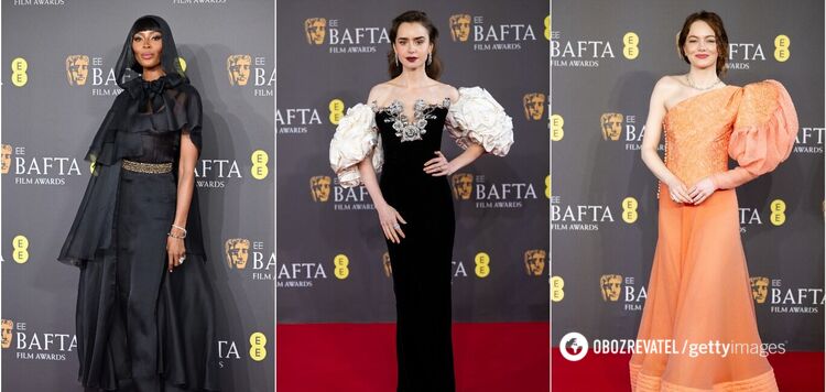 Cleopatra, a vampire and colorful beetles. 10 strange outfits that were named the most beautiful images of the BAFTAs