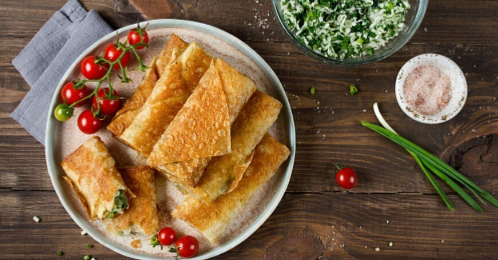 Lazy pita tubes in 20 minutes: perfect for a hearty lunch
