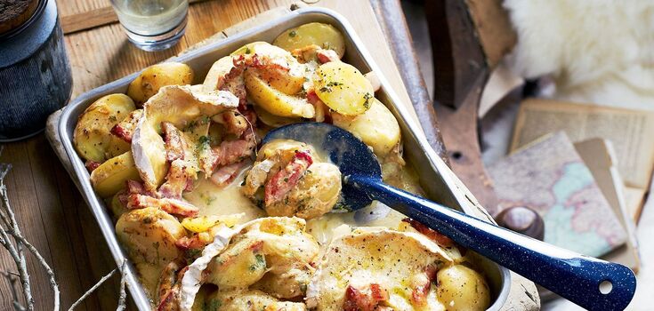 What budget dish to cook from potatoes and chicken: enough for everyone