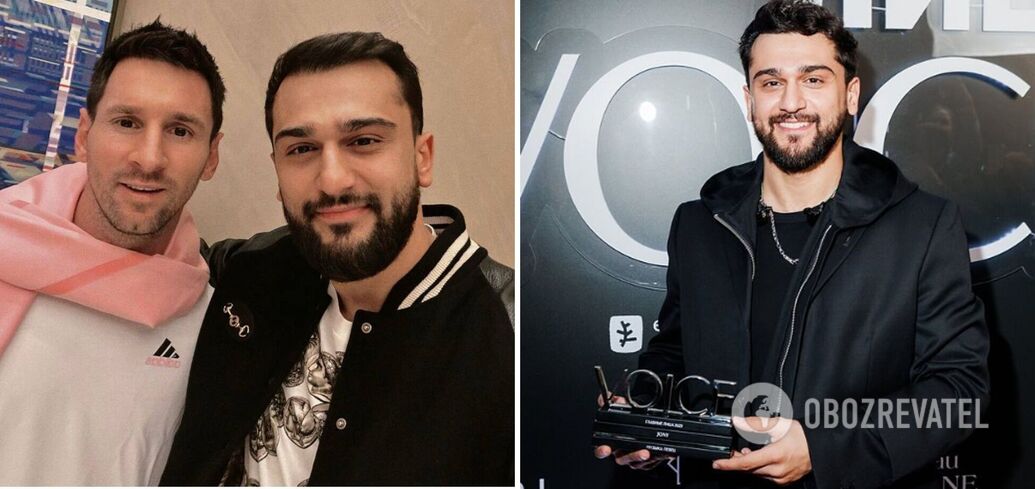 Football legend Messi was photographed with the Russian "singer of the year" Jony, who betrayed Ukrainian fans