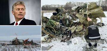 'There were no appeals': the Kremlin made a new cynical statement on the IL-76 disaster