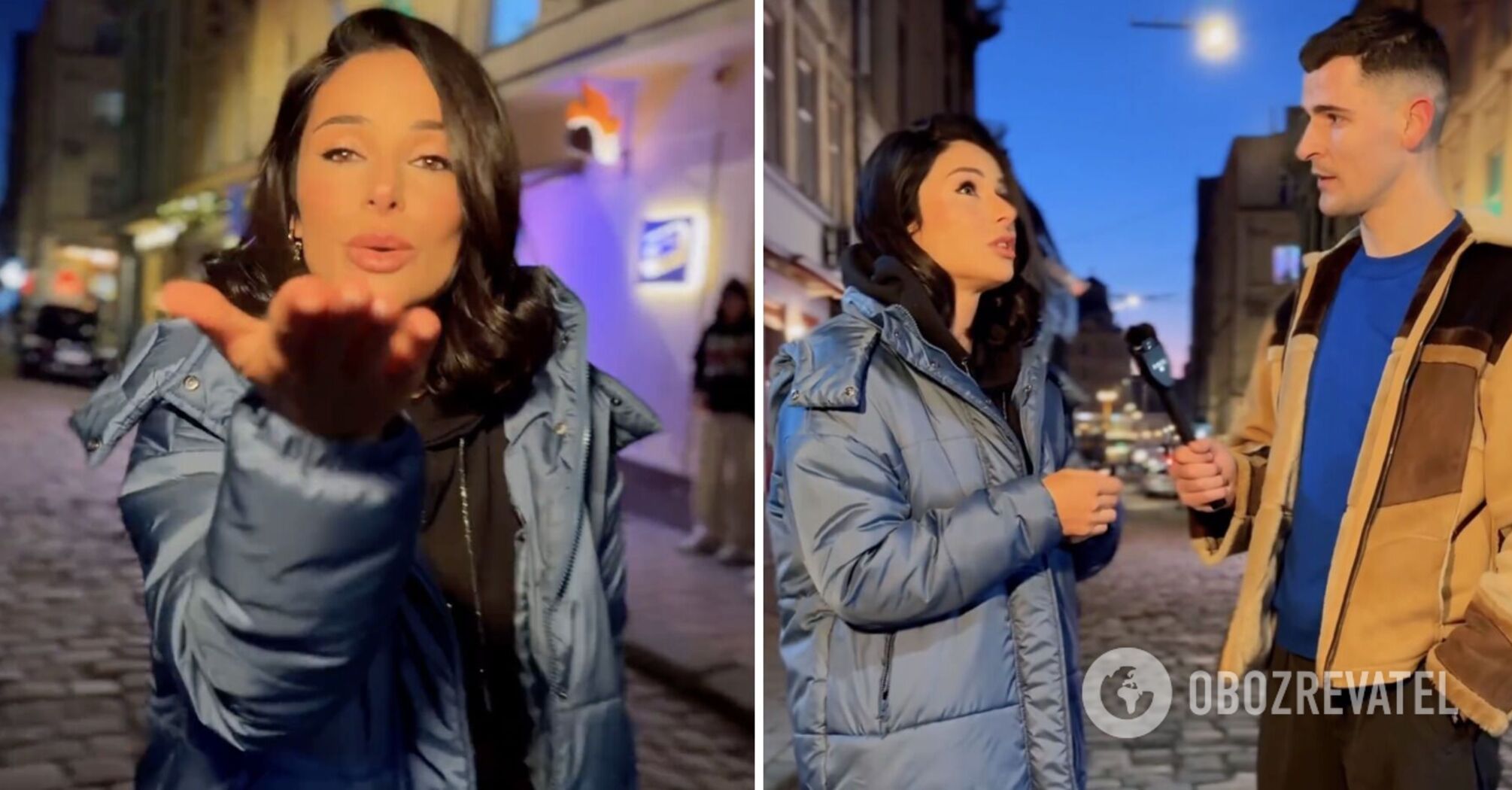 "Simple, pleasant and normal lips". Zlata Ognjevic in a 1400 UAH jacket with the symbol of the destroyed Moscow became the star of the network