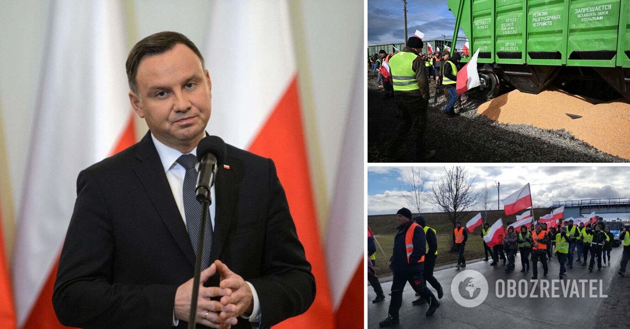 Duda speaks about blocking the border