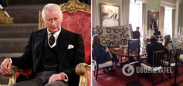 They sat down at the royal table and began to eat: activists broke into the residence of Charles III and made demands
