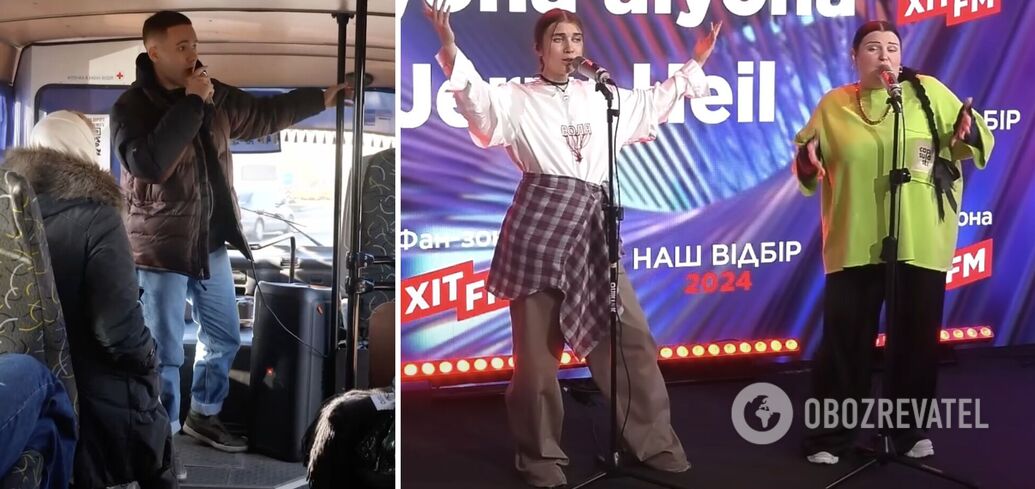 Here's how the participants of the national selection are promoting themselves before the final: Yaktak sings on the bus, and Melovin 'drowns' Jerry Heil and alyona alyona