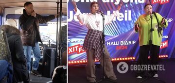 Here's how the participants of the national selection are promoting themselves before the final: Yaktak sings on the bus, and Melovin "drowns" Jerry Heil and alyona alyona
