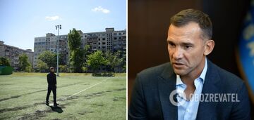 'It has flown': Andriy Shevchenko's house in Kyiv has come under fire several times