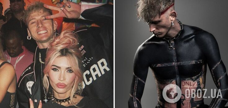 The fiancé of the scandalous Megan Fox, who humiliated Ukrainian women, got a black half-body tattoo and shocked the network