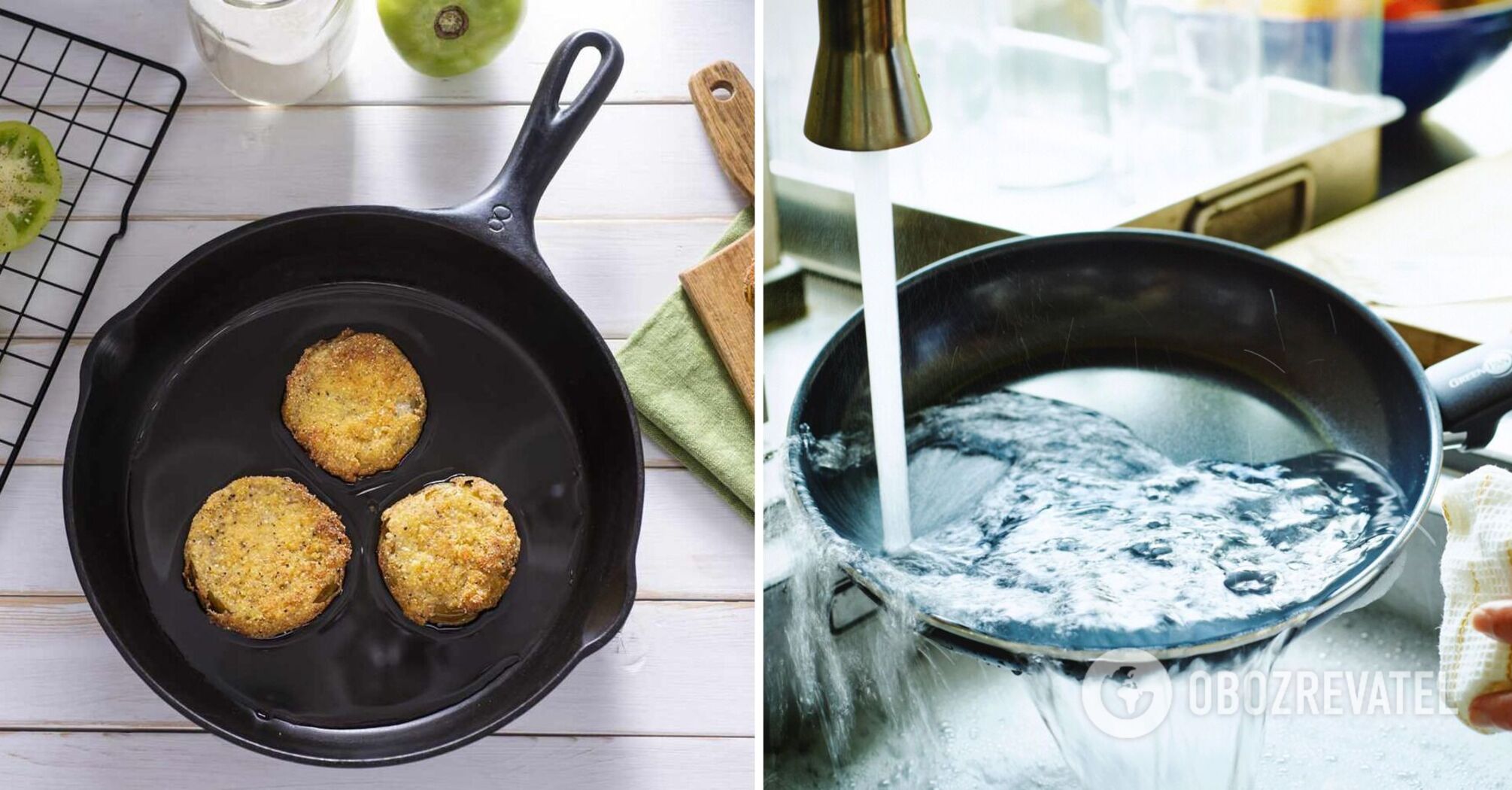 How to quickly remove grease and soot from a frying pan: the English ...