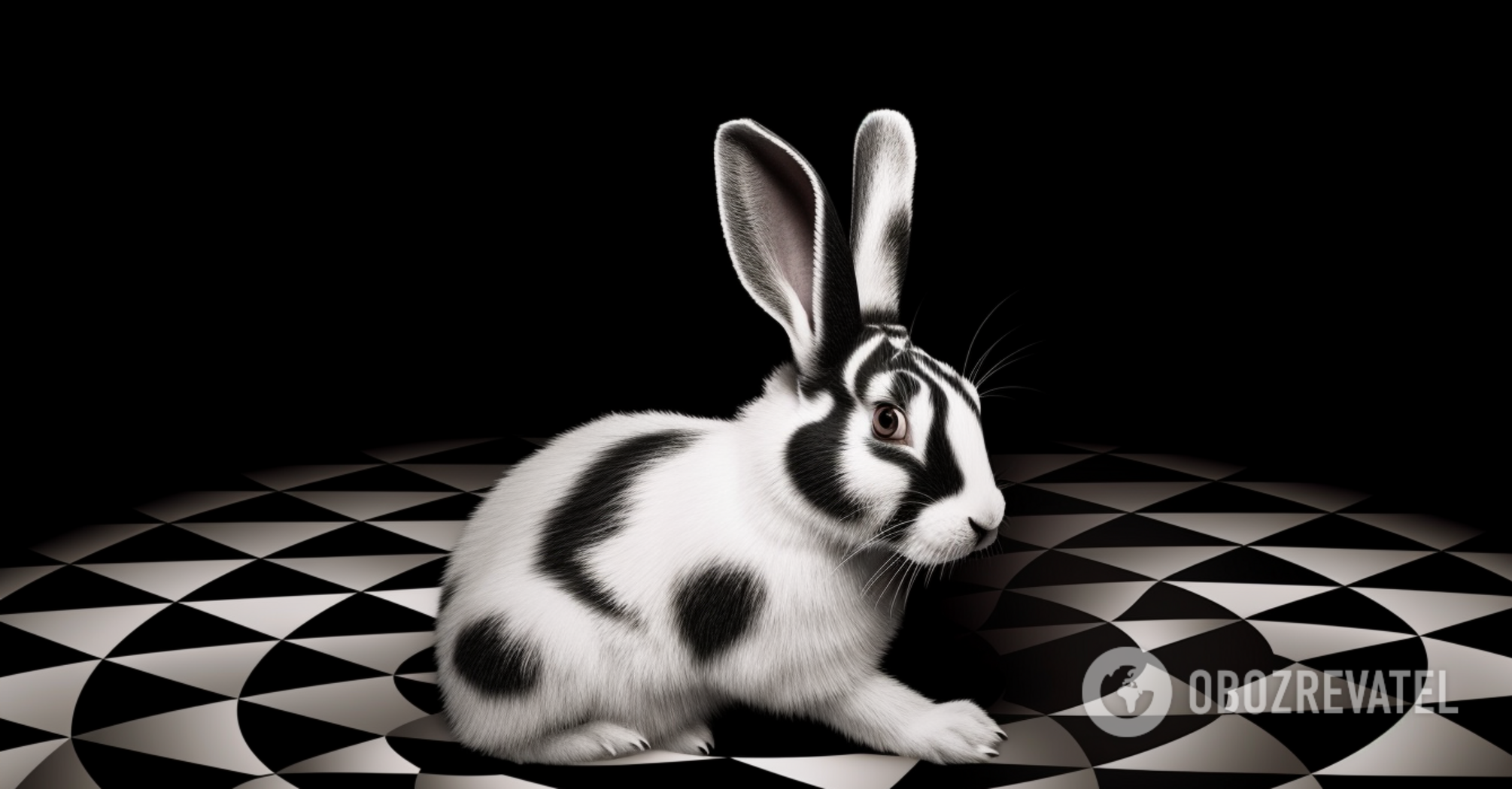 Quickly find the rabbit: an optical illusion that can break your brain