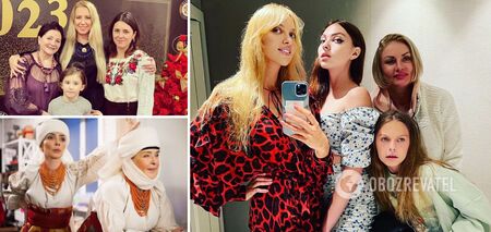 Matvienko, Rogovtseva, Polyakova and other celebrities who have proven the strong bond between three generations of women. Photos.
