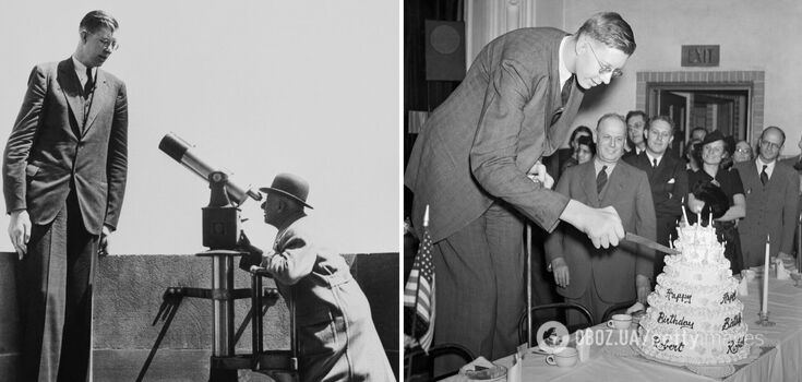 What did the world's tallest man at 272 cm look like and why did Robert Wadlow live so short a life? Photos and videos