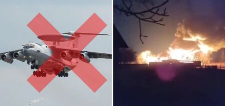 In the area of the Sea of Azov, a Russian aircraft A-50 was shot down: the first details